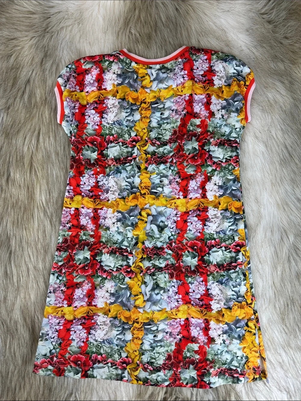 Molo Camilla Floral Print Dress Girls Size 5-6 110/116